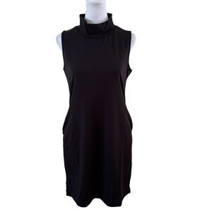 Women’s Sleeveless Dress With Pockets Black Size M NWOT